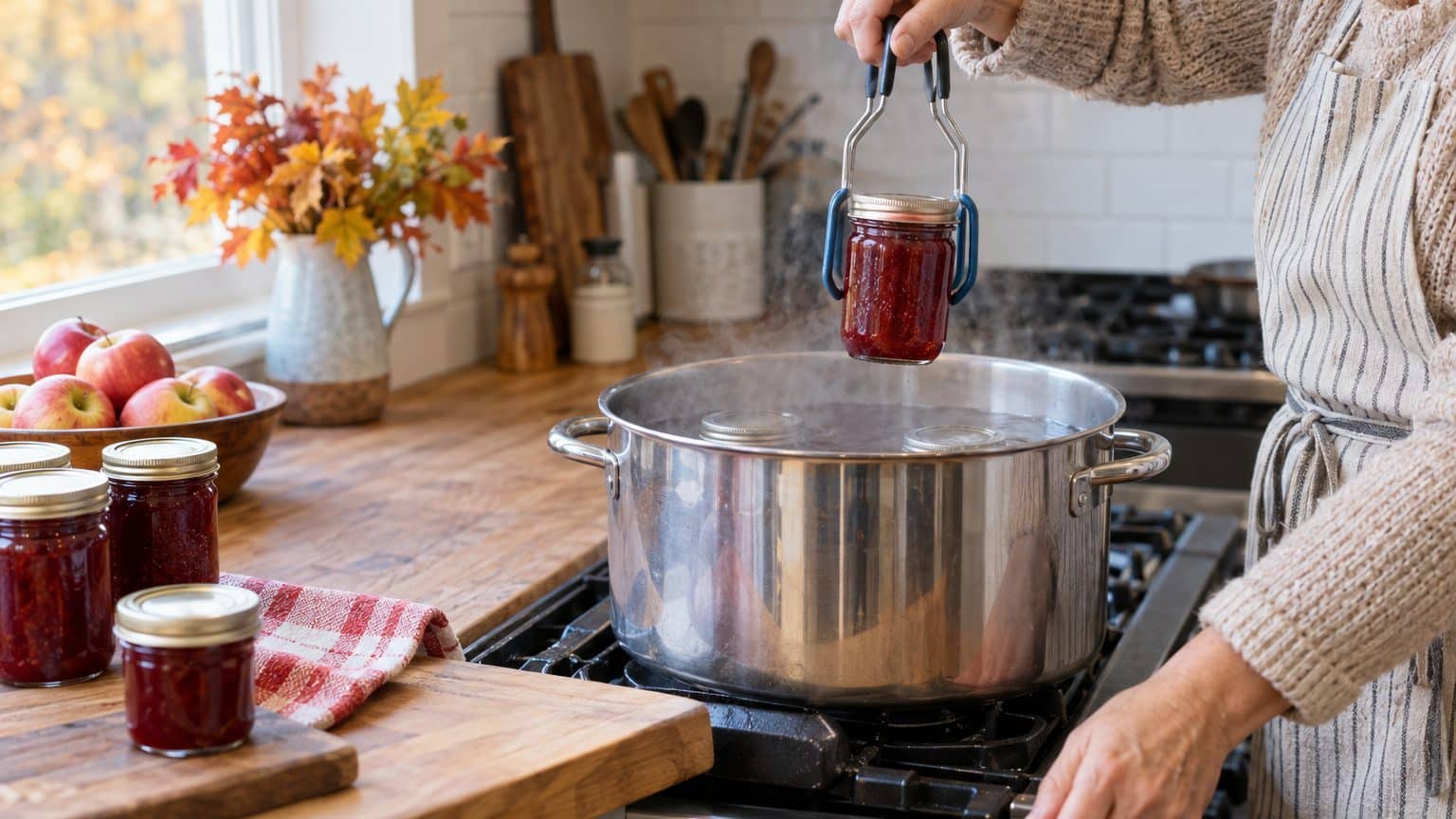 Je pensais que retourner mes pots de confiture encore brûlants sur le couvercle suffisait à bien les fermer : il leur manq...