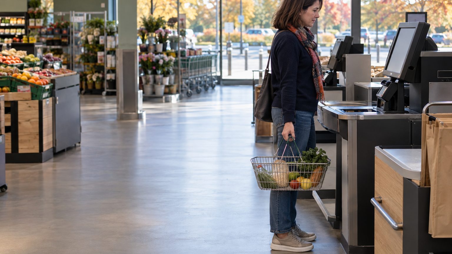 Je retire 20 € à la fois au distributeur du supermarché, deux fois par semaine, pour ne pas trop dépenser : à ma banque, o...