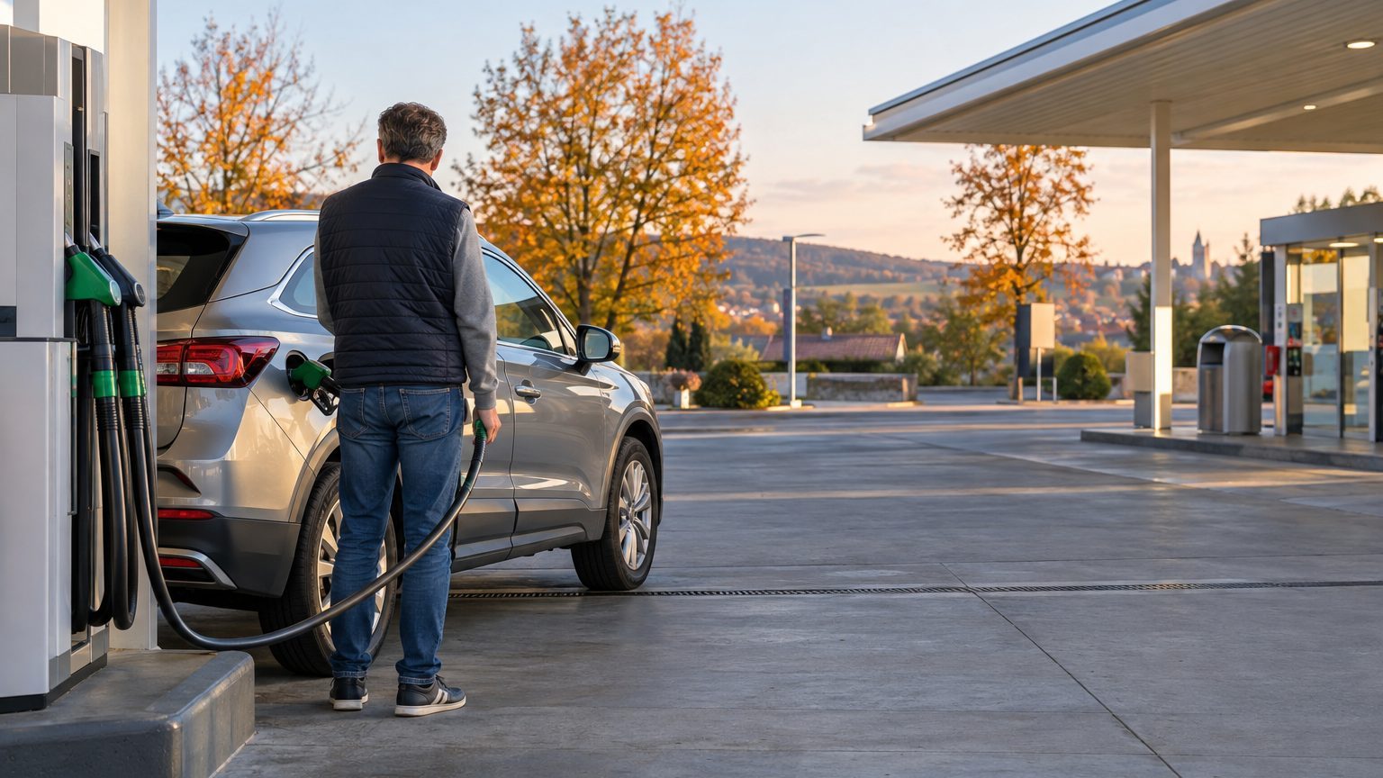 Le gazole se vend 2,45 € le litre sur les aires d'autoroute contre 2,34 € ailleurs : avant les départs de la Toussaint, ce...