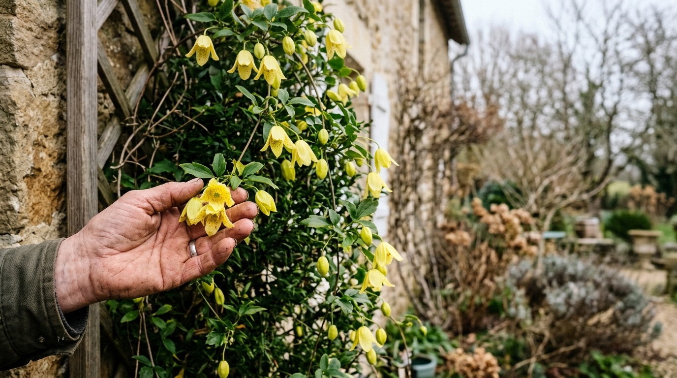 Les Jardiniers Malins Plantent Cette Clematite En Novembre En Janvier Quand Tout Le Jardin Est Nu Cest Elle Que Les Passants Regardent Featured