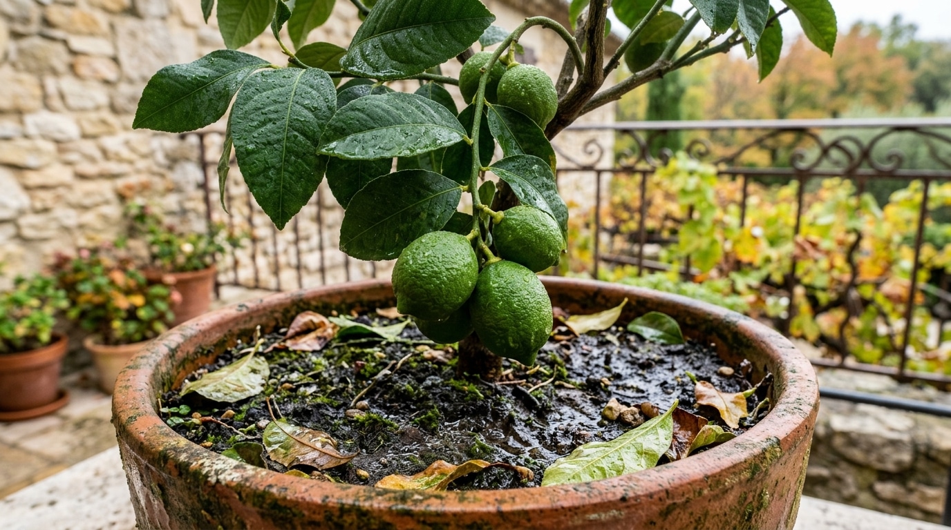 Les Matins Sont Tombes A 7 C Et Jarrosais Toujours Mon Citronnier Au Meme Rythme Ce Sont Ses Fruits Encore Verts Qui Mont Alerte Featured