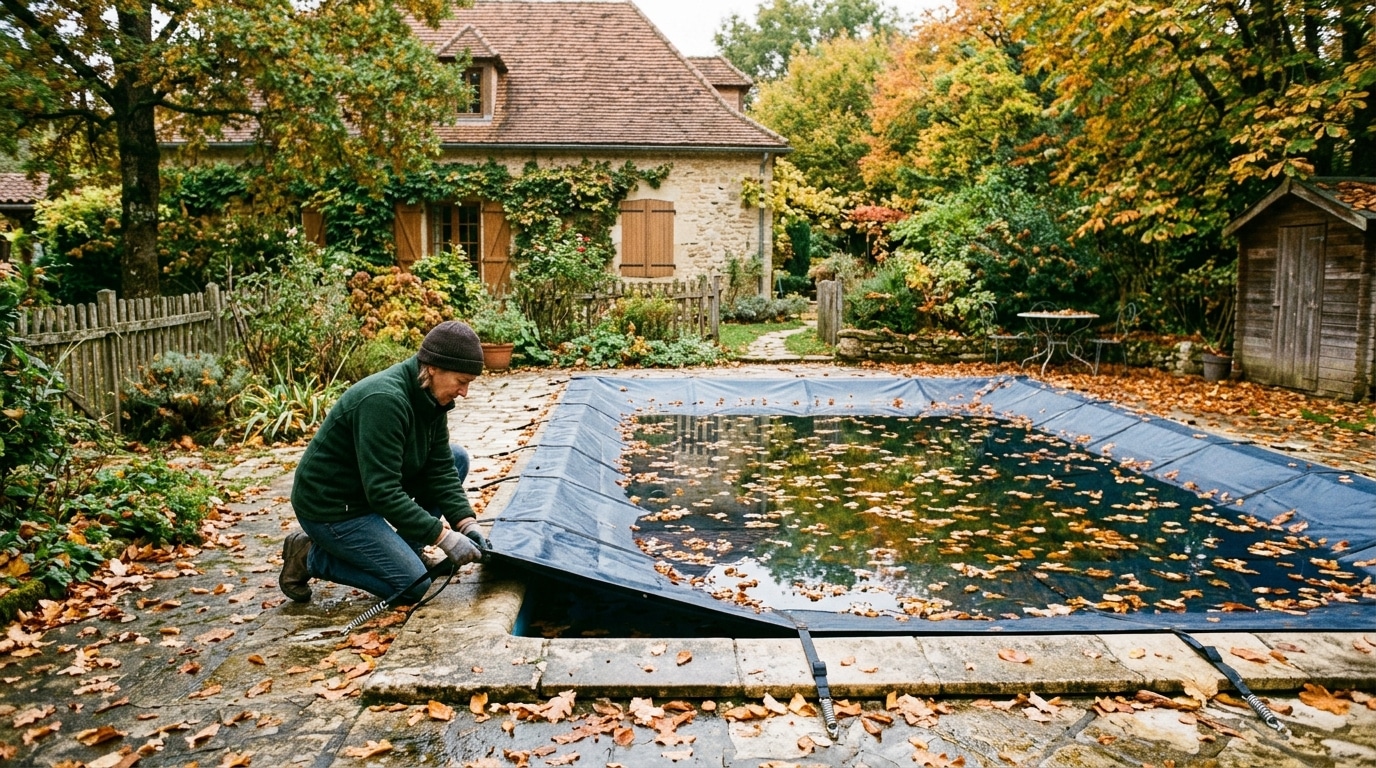 Les Pros Deconseillent Tous De Vider Sa Piscine Avant Lhiver Ce Quils Font A La Place Ne Demande Quun Apres Midi Featured