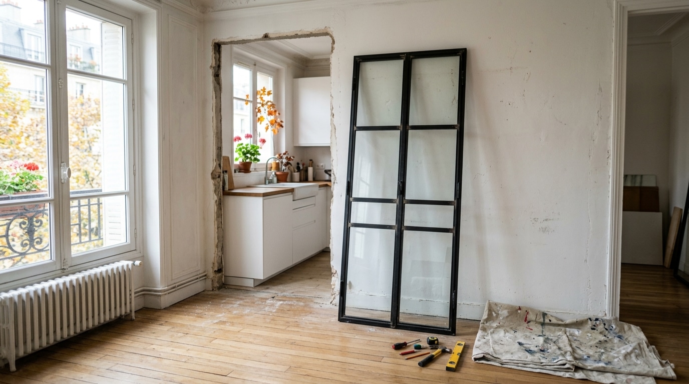 Ma Voisine A Fait Demonter Sa Verriere Entre Cuisine Et Salon Deux Ans Apres Lavoir Posee Et Ce Nest Pas Pour Changer De Deco Featured