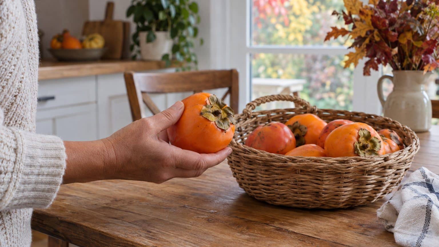 Ma voisine m'a offert un plein panier de kakis cueillis sur son arbre : à la première bouchée, j'ai compris pourquoi ceux ...