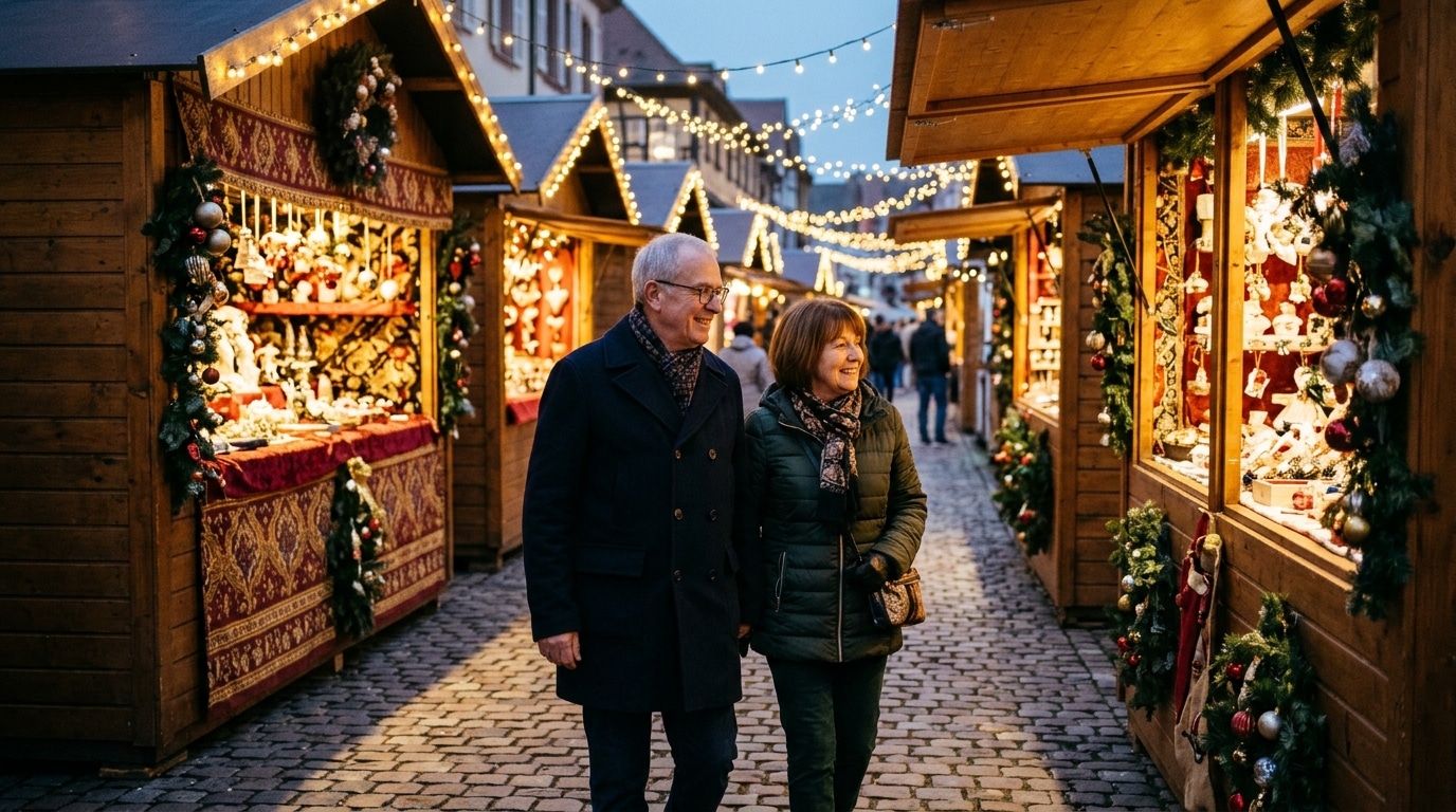 Moins Bonde Que Strasbourg A Une Heure De Ter Ce Marche De Noel Alsacien Habille Ses 103 Chalets Dune Etoffe Introuvable Ailleurs Featured
