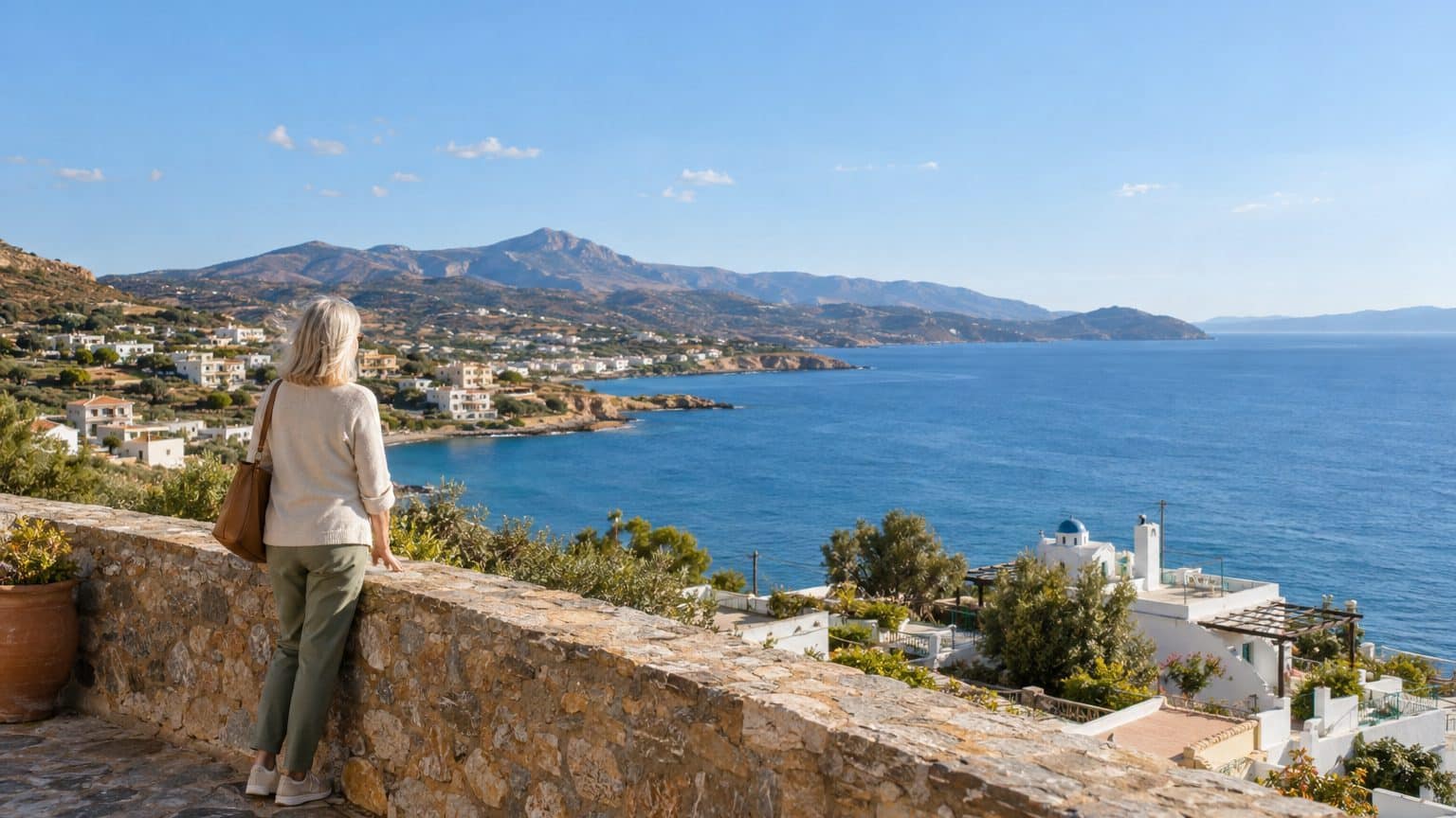 Moins chère que l'Italie, moins pluvieuse que la Sicile à la Toussaint : cette île grecque affiche encore 23 °C l'après-mi...