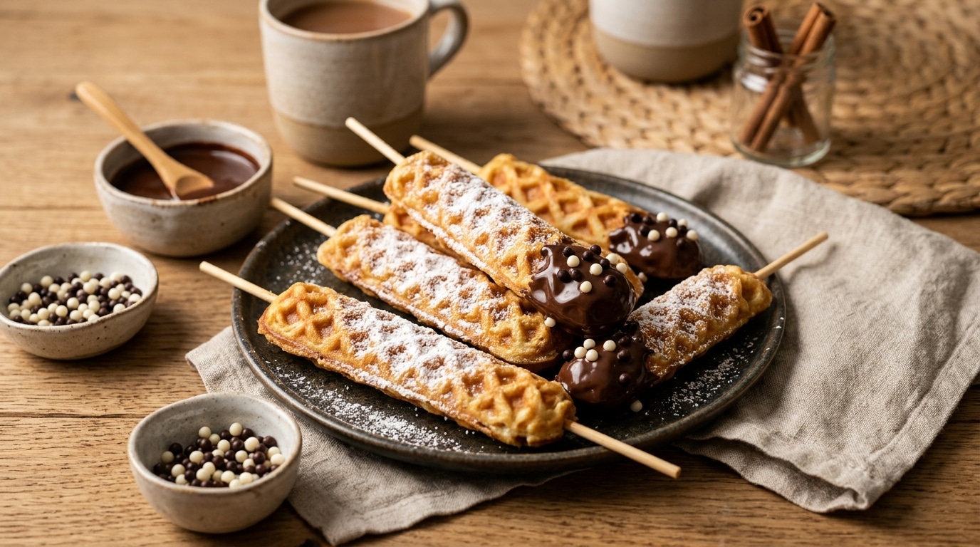 Mon Pere Machetait Toujours Des Churros A La Fete Foraine Je Les Fais Desormais Au Gaufrier Et Mes Petits Enfants Les Reclament A Chaque Gouter Featured