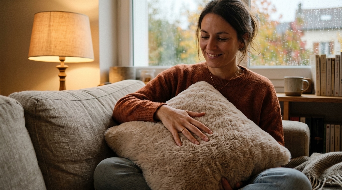 On Galere Tous A Repousser Lallumage Du Chauffage Ce Coussin Chauffant Action Regle Le Probleme Meme Au Coeur De Lhiver Featured