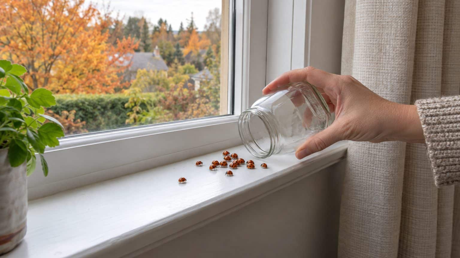 On s'obstine tous à écraser les coccinelles qui s'entassent contre les vitres à l'automne : ce réflexe d'une seconde finit...