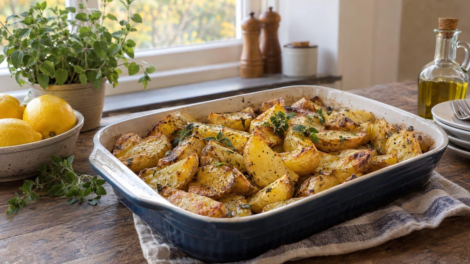 On s'obstine tous à rôtir les pommes de terre à sec, alors que les Grecs les noient dans le bouillon et le citron depuis t...