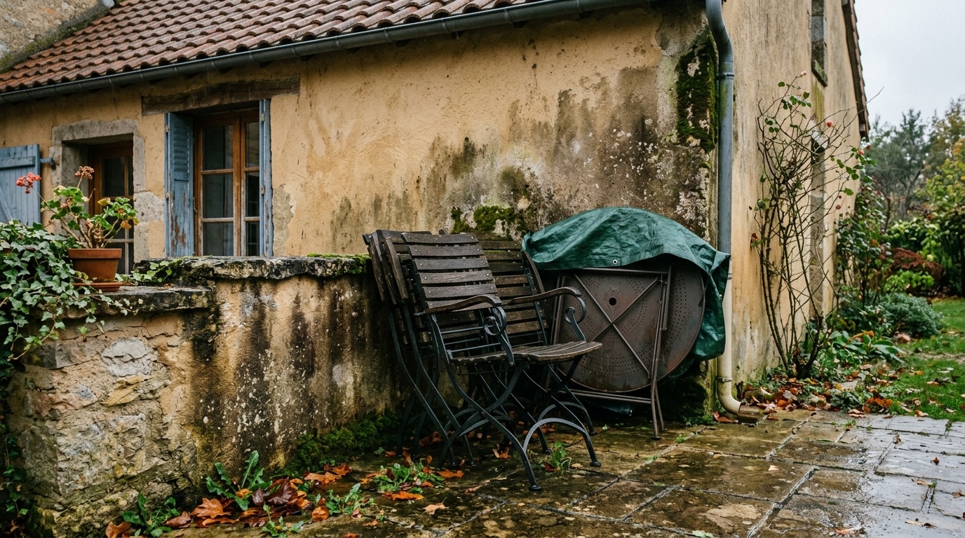 On Sobstine Tous A Coller Le Salon De Jardin Contre Le Mur De La Maison Pour Lhiver Alors Que Cest Precisement La Que Lhumidite Sinstalle Jusquau Printemps Featured