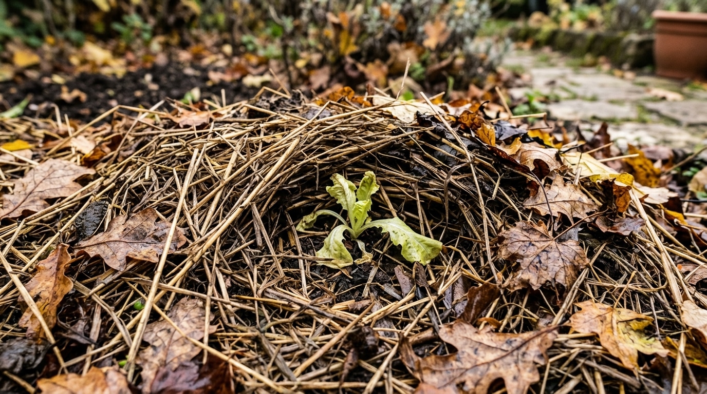 On Sobstine Tous A Pailler Epais Avant Lhiver Alors Que Ce Geste Etouffe Le Potager Featured