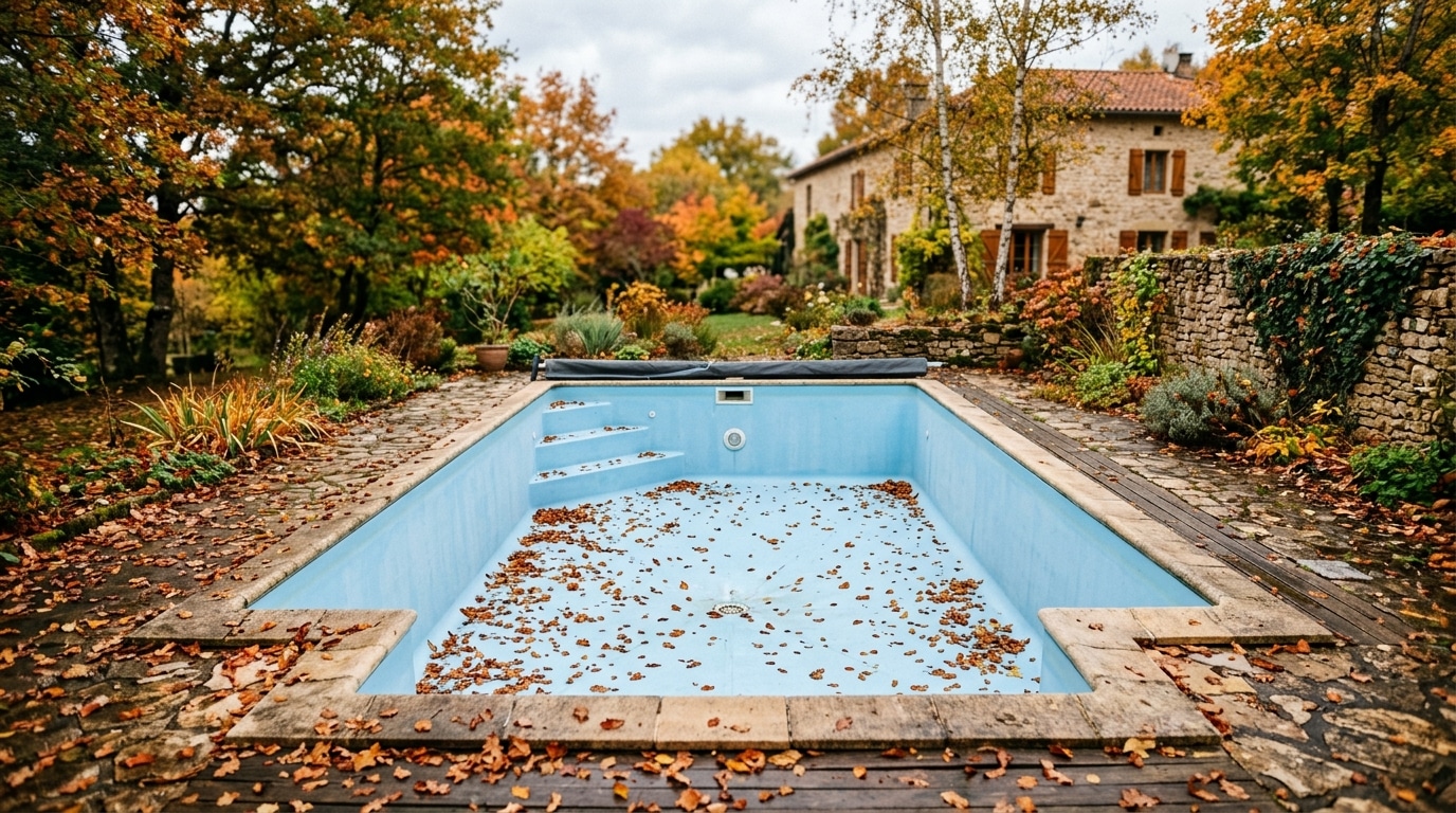 On Sobstine Tous A Preparer Sa Piscine Coque Pour Lhiver Comme Une Piscine En Beton Alors Que Cest Ce Quon Laisse Dedans Qui La Protege Du Gel Featured