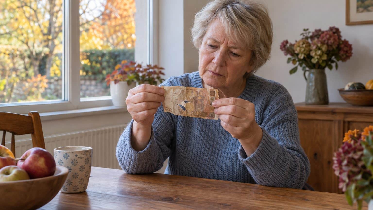 « Personne ne me l'a expliqué » : le billet troué, taché ou à moitié brûlé du tiroir est échangé gratuitement s'il en rest...