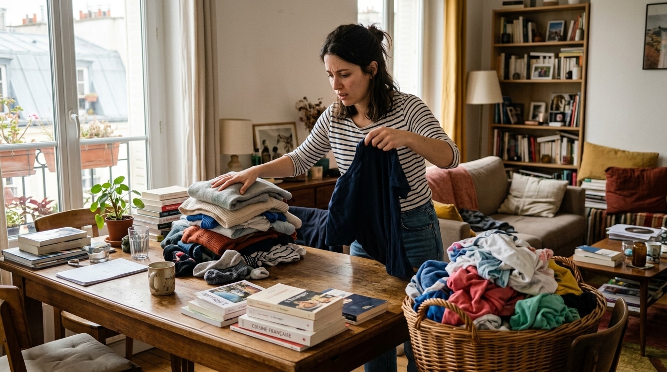 Plus Personne Ne Plie Son Linge Sur La Table Du Salon Voici Ce Qui La Remplace Et Ca Disparait En Un Geste Featured