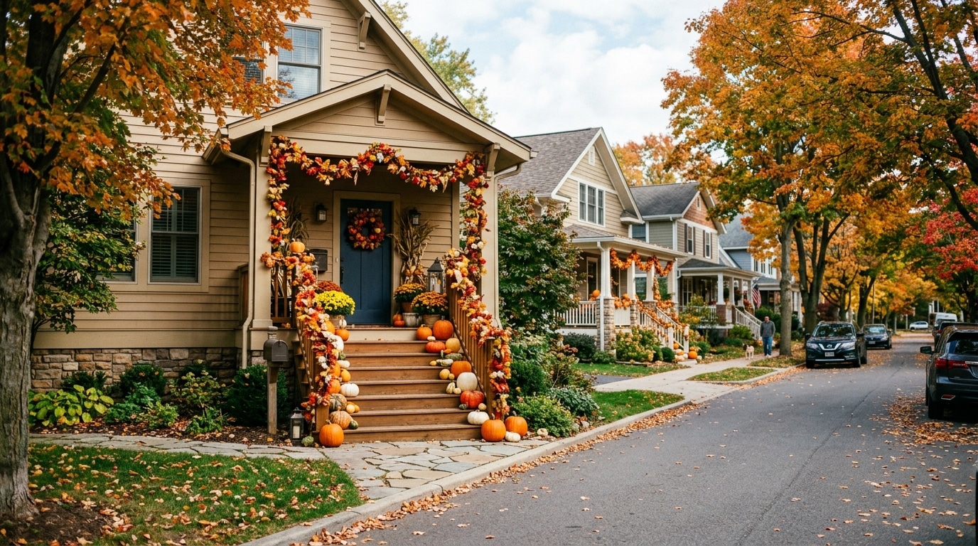 Plus Personne Ne Se Contente Dune Citrouille Posee Devant La Porte En Octobre Voici Ce Que Les Americains Entassent Sur Leurs Marches Et Cest 3 Fois Plus Spectaculaire Featured