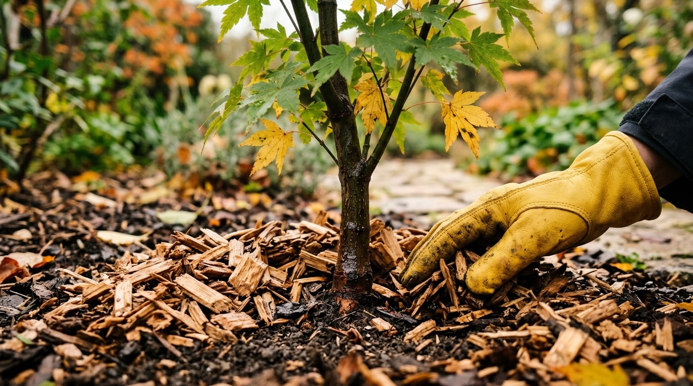 Prudence Avec Les Copeaux De Bois En Hiver Car Oublier Cette Precaution Peut Fragiliser Les Plantes Que Vous Pensiez Proteger Avec Ce Paillage Featured