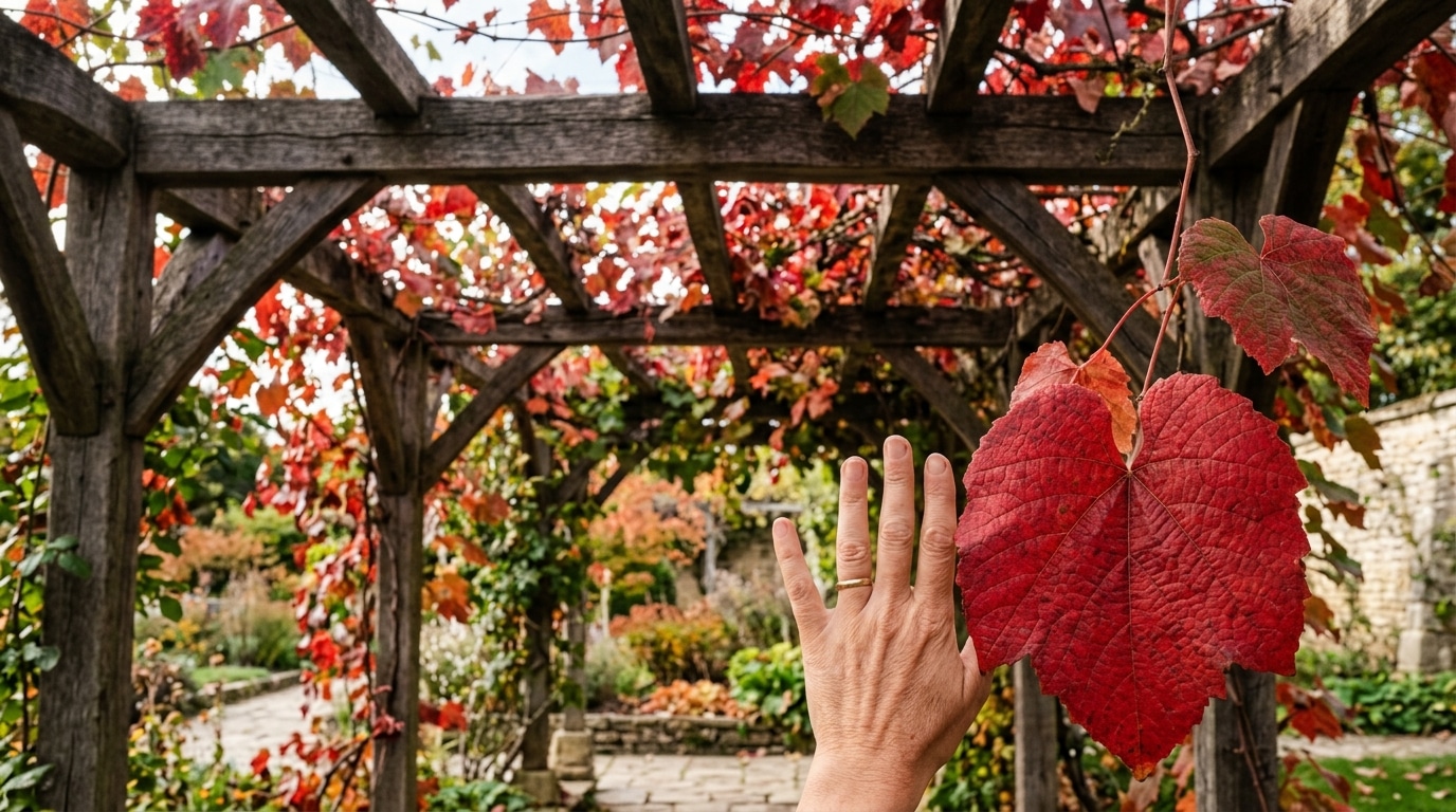 Quand Cette Grimpante Rougit En Automne Ses Feuilles Pouvant Atteindre 30 Cm Donnent A La Pergola Une Allure Quon Ne Lui Connaissait Pas Featured