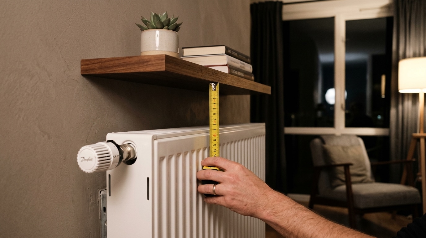 Une Etagere Au Dessus Du Radiateur Pour Mieux Profiter Du Chauffage Ce Fabricant Recommande Cet Amenagement Mais Pas Dans Nimporte Quelles Conditions Featured