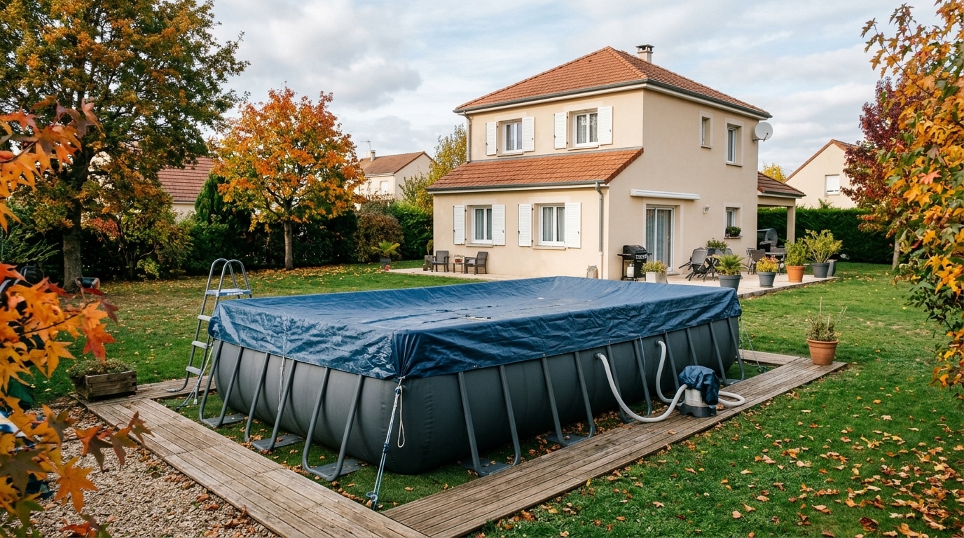 Vous Laissez Votre Piscine Hors Sol Montee Pour Lhiver Cette Decision Pourrait Vous Couter Bien Plus Cher Que Prevu Featured